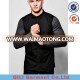 2017 latest design mens with knit fabric long sleeve shirt custom design